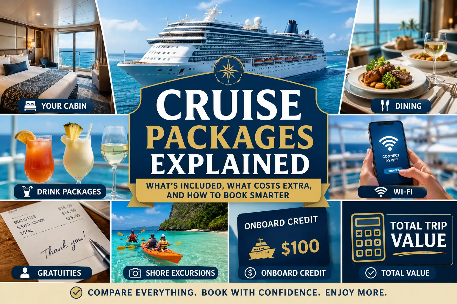 Package A Is Included Cruise Packages Explained: What’s Included & Extra