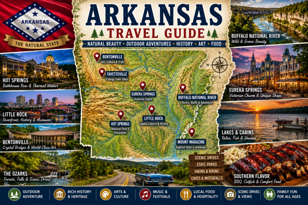 Arkansas Travel Guide | Hot Springs, Ozarks, Buffalo River & Tips