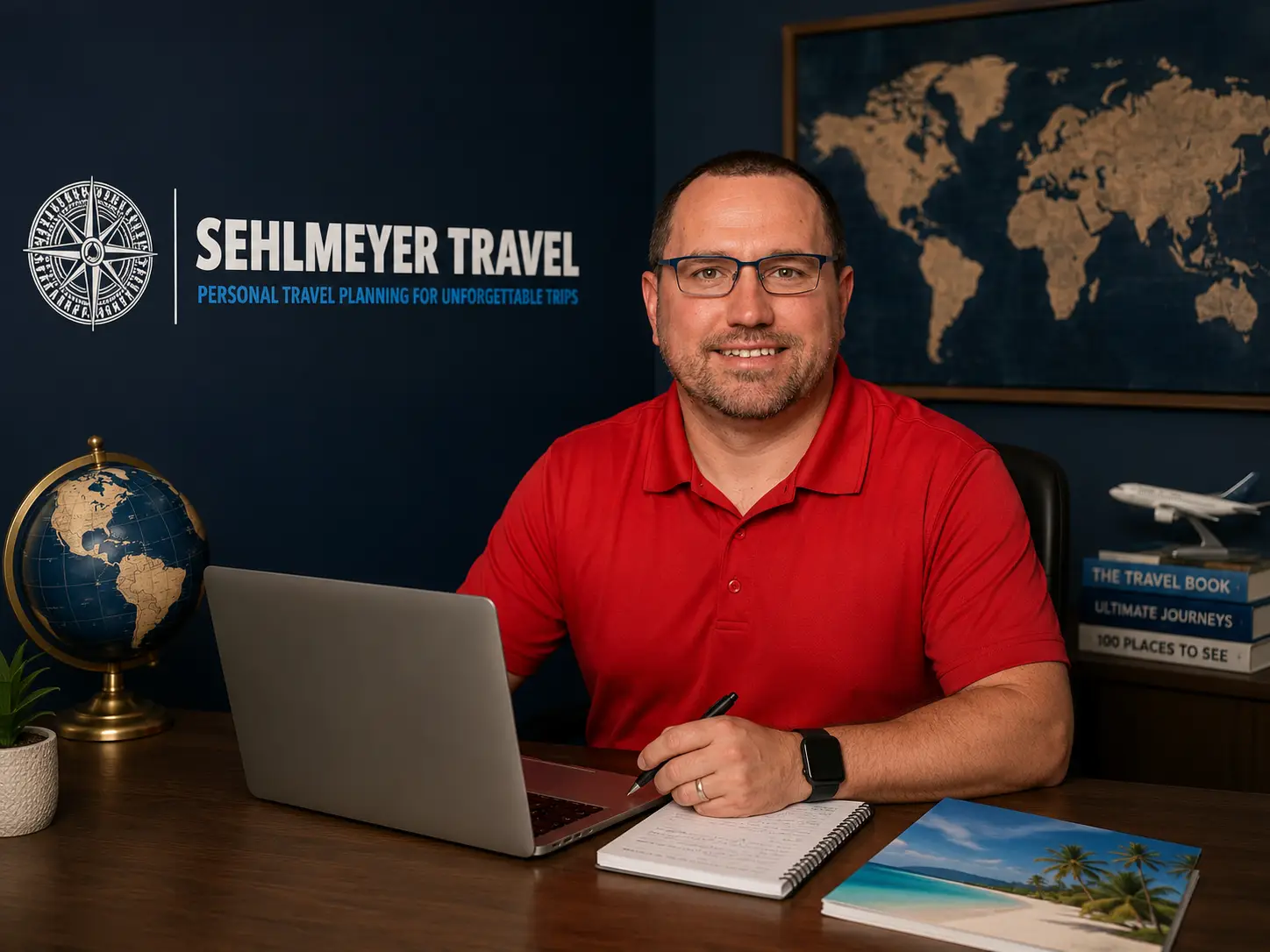 Matt Sehlmeyer providing personal travel planning assistance from Sehlmeyer Travel in Defiance, Ohio